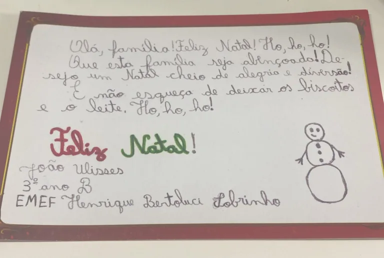 Recados de quem mais acredita na magia do Natal