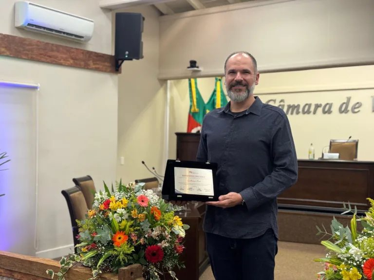 Empresário Destaque: Guilherme Tissot é homenageado durante a Semana Legislativa